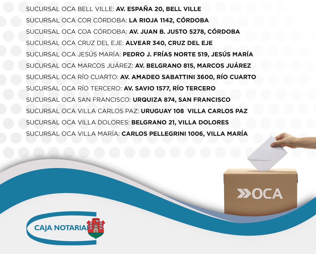 oca buzones oficiales